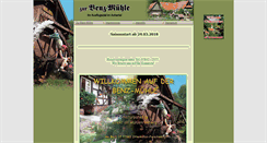 Desktop Screenshot of benz-muehle.de