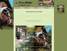 Tablet Screenshot of benz-muehle.de